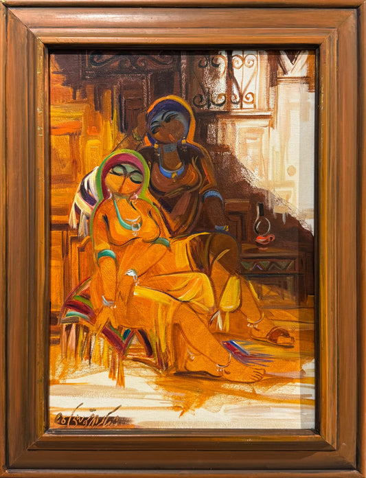 Painting by Shaker Alousi 40x55cm - 2008