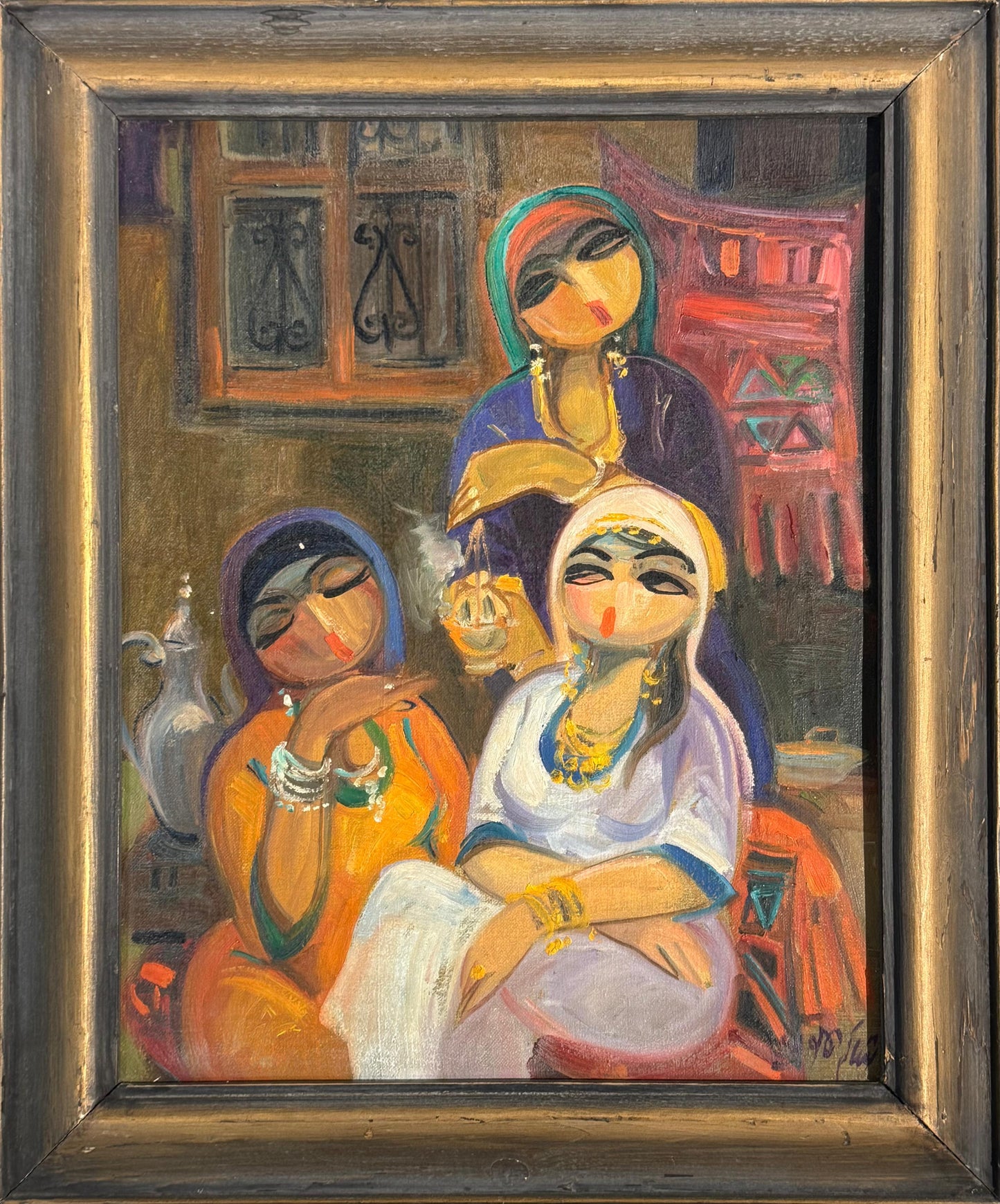 Painting by Shaker Alousi 40x50cm - 1998