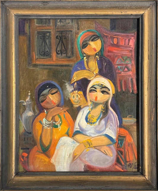 Painting by Shaker Alousi 40x50cm - 1998