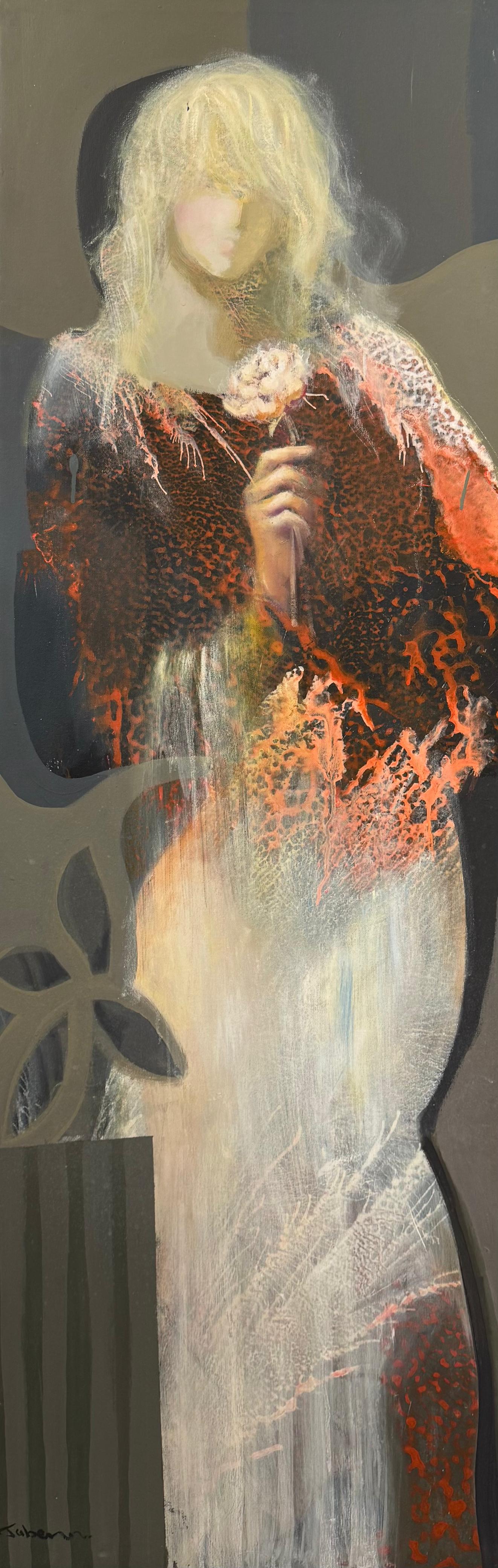 Painting by Jaber Al Sarai 50x150cm - 2021