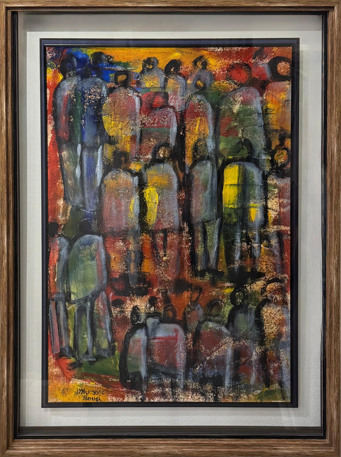 Painting by Maath Al Alousi 50x70cm - 1995