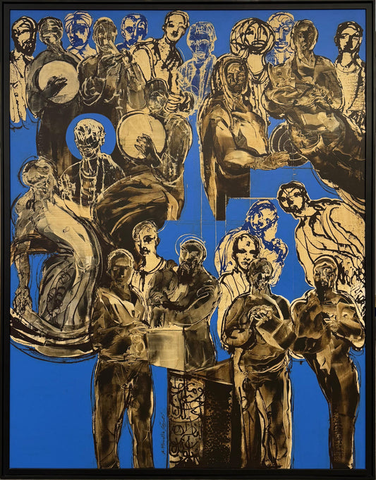 Painting by Ahmad Moualla 112x145cm